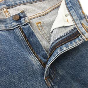 POLO RALPH LAUREN デニムパンツ ジーンズ テーパード ハイウエスト ウォッシュ加工 30/36 青 ブルー /MN18 GY12