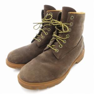 ワークブーツ ショート スエード 9W 27.0cm 茶 ブラウン GY12 /TZ