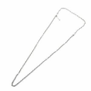 チェーンネックレス アクセサリー ロゴ シルバー色 GY12 /MQ