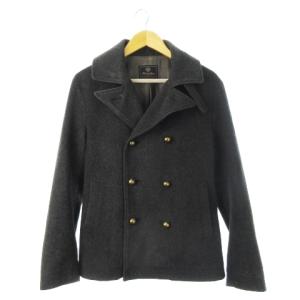 Pコート ピーコート ダブル ショート丈 ウール 03 L グレー /CK4 GY12