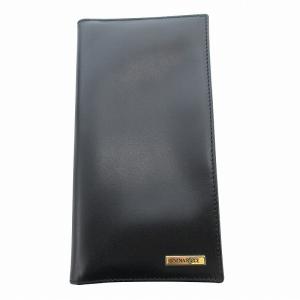 長財布 ウォレット ロゴ金具 黒 ブラック /FF GY12