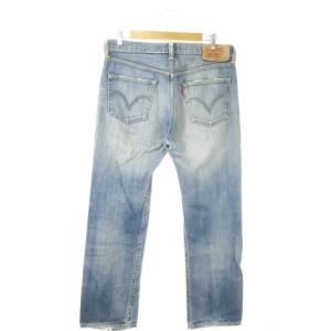 Levi's 501 デニムパンツ ボタンフライ ウォッシュ加工 ダメージ加工 36 ブルー