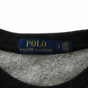POLO RALPH LAUREN スウェット 裏起毛 ポロベア S ダークグレー