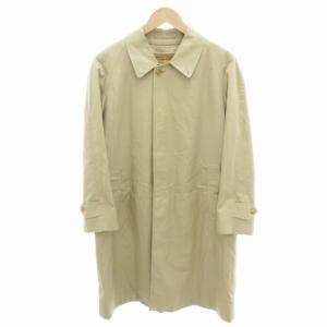 ヴィンテージ ステンカラーコート 裏地 ノバチェック ベージュ