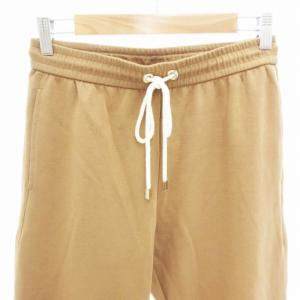 S Max Mara イージーパンツ スウェット ロゴ 刺繍 S ベージュ /HO GY19