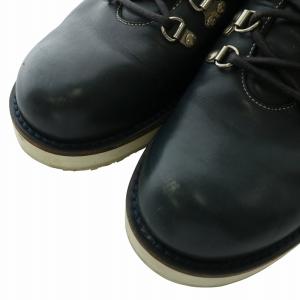 GUCCI トレッキングシューズ チェック柄 7.5 ネイビー 270176