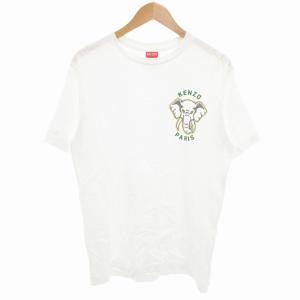 バーシティジャングル Varsity Jungle エレファントTシャツ クルーネック プリント S 白