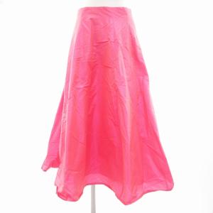 ユナイテッドアローズ UNITED ARROWS タグ付き PRE1 シルクタフタフレアスカート ロング