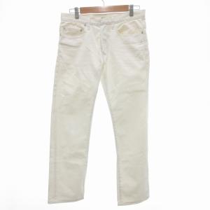 エディ期 デニム パンツ ジーンズ ボタンフライ ストレートシルエット 30 白 ホワイト 05 5EH1011480