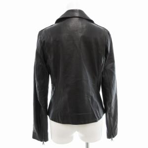 Theory 18AW PERFECT LEATHER2 SANDAJ ダブルライダースジャケット ジップアップ ラムレザー