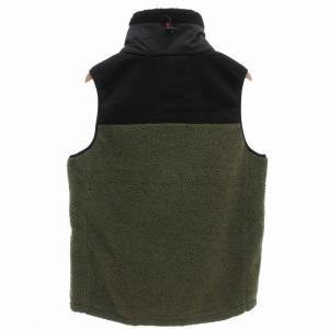 CAPE HEIGHTS CAPEHEIGHTS タグ付き BRAKEHEART II VEST フリースベスト ジップアップ ボア ロゴ M カーキ /FF