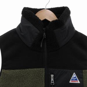 CAPE HEIGHTS CAPEHEIGHTS タグ付き BRAKEHEART II VEST フリースベスト ジップアップ ボア ロゴ M カーキ /FF