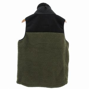 CAPE HEIGHTS CAPEHEIGHTS タグ付き BRAKEHEART II VEST フリースベスト ジップアップ ボア ロゴ M カーキ /FF2