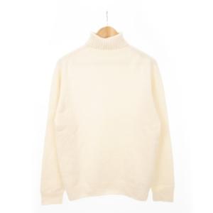 ニット セーター タートルネック 長袖 ウール S ライトベージュ /AH19 GY19