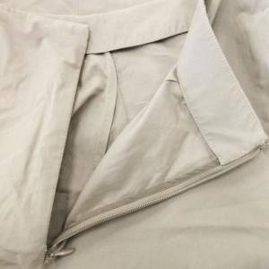 JIL SANDER フレアスカート ミモレ ロング アシンメトリー コットン 小さいサイズ 34 XS グレー /AH2 GY19