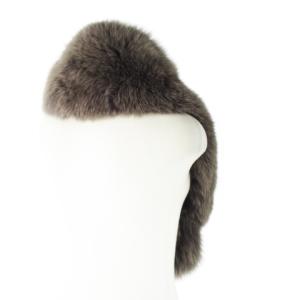 SAGA FOX 銀サガ ファーティペット ファーショール フォックスファー 毛皮 和装 グレー /CK27 GY19