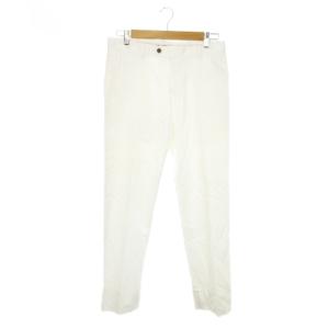 チノパン テーパード センタープレス ノータック コットン W31 白 ホワイト /MN21 GY19