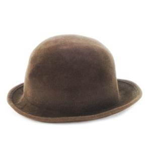 Christian Dior SPORTS ヴィンテージ ボーラーハット フェルト ウール 無地 茶 ブラウン /CK26 GY19