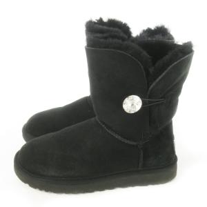 UGG australia Bailey Button Bling ムートンブーツ ショート スワロフスキー ラインストーン ロゴ