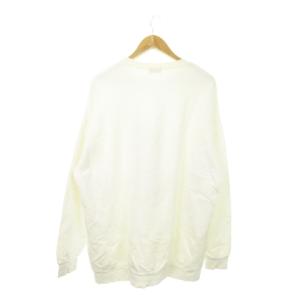 HYSTERIC GLAMOUR トレーナー スウェット クルーネック 長袖 プリント アニマル 猫 ネコ F 白 ホワイト /AH3 GY19