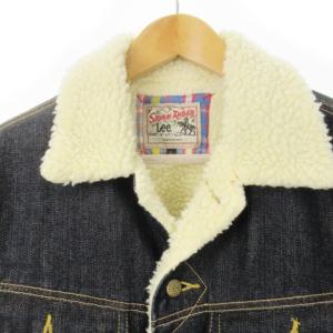 LEE STORM RIDER デニムジャケット Gジャン ジージャン ボア 中綿 L 紺 インディゴ LT0523