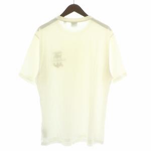 BURBERRY LONDON イングランド ENGLAND Ｔシャツ カットソー 半袖 クルーネック ロゴ プリント M 白 ホワイト