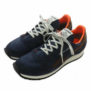 Reebok ビクトリーG Victory G スニーカー ナイロン スエード ローカット US10 28cm 紺 ネイビー