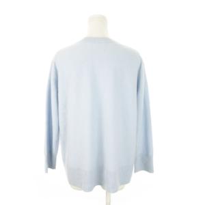 MILA OWEN MILAOWEN ニット セーター Vネック 長袖 カシミヤ 0 M 水色 青 ブルー /AH8 GY03