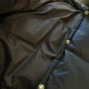 TOMORROWLAND ダウンジャケット ジップアップ フーディ ラクーンファー 毛皮 L 黒 ブラック /AO6 GY03