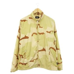 MOCK SHELL JACKET ナイロン ジャケット ジップアップ モックネック スタンドカラー デザートカモ