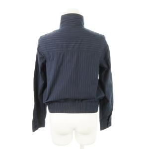 NIKE ブルゾン ピンストライプ S ネイビー