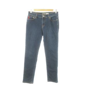 デニムパンツ ジーンズ スキニー ストレッチ ウォッシュ加工 W31 紺 ネイビー /AO20 GY03