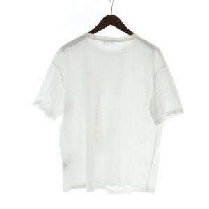 DIOR HOMME 24SS マルチカラー ロゴ Tシャツ カットソー 半袖 コットン プリント L 白 ホワイト 413J696A0817