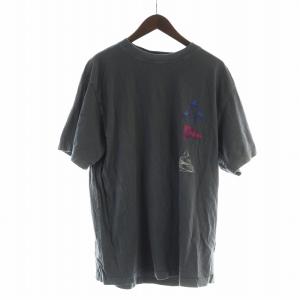 DIOR HOMME 23AW アステロディオールプリント Tシャツ カットソー 半袖 ロゴ L グレー 393J696D0817