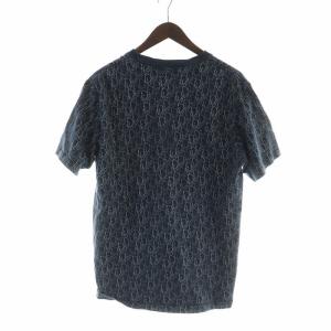 Dior 20AW オブリーク Tシャツ L ネイビー 043J625C0674