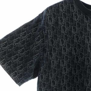 Dior 20AW オブリーク Tシャツ L ネイビー 043J625C0674
