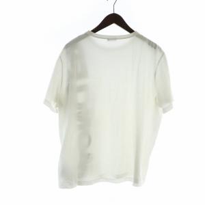 MONCLER MAGLIA T-SHIRT Tシャツ カットソー 半袖 プリント ロゴ XL 白 ホワイト F20918C76010