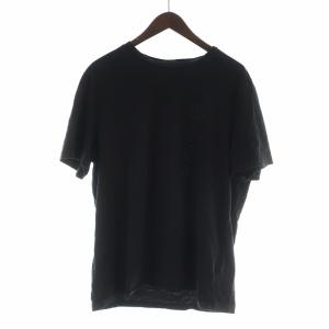 MONCLER MAGLIA T-SHIRT Tシャツ カットソー 半袖 ロゴ L 黒 ブラック G20918C00033