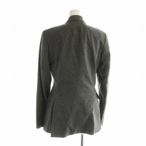 Ralph Lauren COLLECTION セットアップ 上下 テーラードジャケット ロングスカート 長袖 総裏地 ロゴ 8 XL グレー GY18