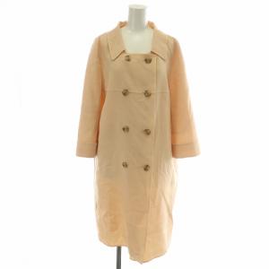 ステンカラーコート スプリングコート ロング 背抜き 40 M ピンク 8057-SC9801 /MP