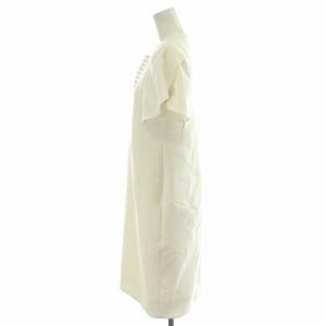 YOKO CHAN YOKOCHAN 2019年製 Flared sleeve Pearl Slit line Dress ワンピース