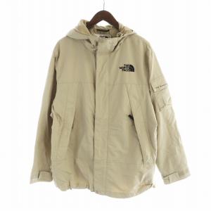 マウンテンパーカー 長袖 ジップアップ ロゴ フード M ベージュ NJ3BN01K GY19 /MQ