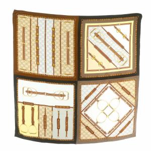 786222 シルク スカーフ 絹100% ヘリテージ ベルト GG柄