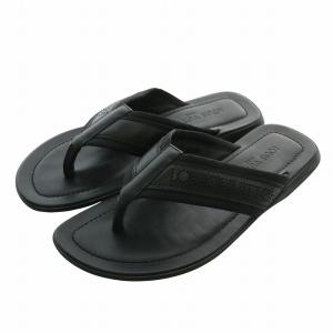 トングサンダル パンチング ブラック