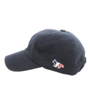 Maison Kitsuné 帽子 キャップ 野球帽 BBキャップ ワンポイント ロゴ刺繍 紺 ネイビー /MN3 GY19