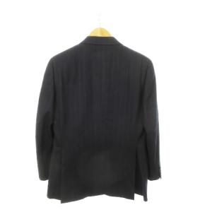 Paul Stuart ダブルスーツ セットアップ 2点セット テーラードジャケット 総裏地 スラックス ウール ストライプ 165