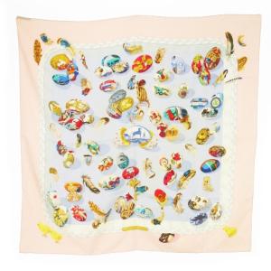 COUVEE D'HERMES エルメスの雛たち カレ90 スカーフ スクエア シルク 絹 たまご 雛