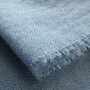 Ermenegildo Zegna マフラー ストール カシミヤ フリンジ 薄手 青 ブルー /AO7 GY19