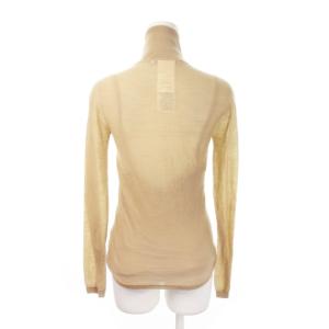 Max Mara SFILATA 白タグ シアーニット セーター ハイネック 長袖 ウール インナーキャミソール付き L