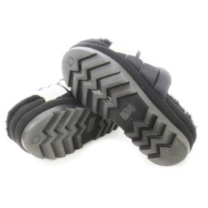 UGG マキシスライドロゴサンダル サンダル 厚底 ボア ムートン ロゴ 24.0cm 黒 ブラック /CK4